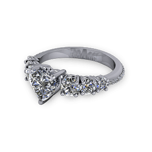 Beautiful multistone diamond ring