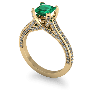 Diamond-encrusted-engagement-ring