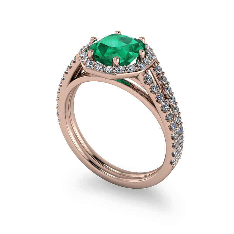 Vintage engagement rings - Durham Rose