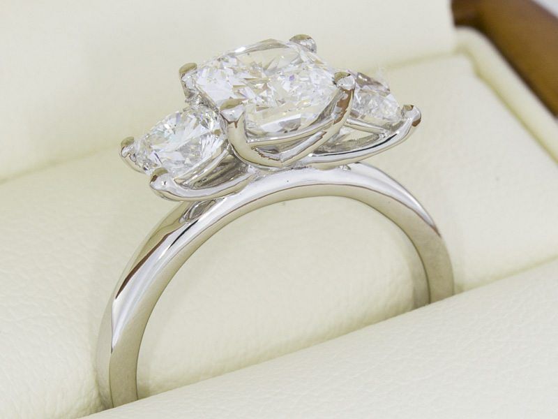Stunning Three-Stone Diamond Ring - Portfolio - Durham Rose