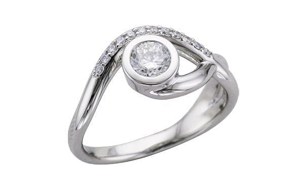 Get the Look: Bezel Set Engagement Rings